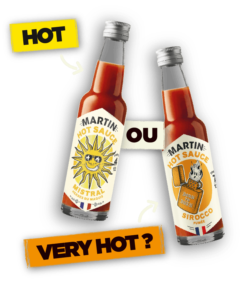 Sauces pimentées Maison Martin